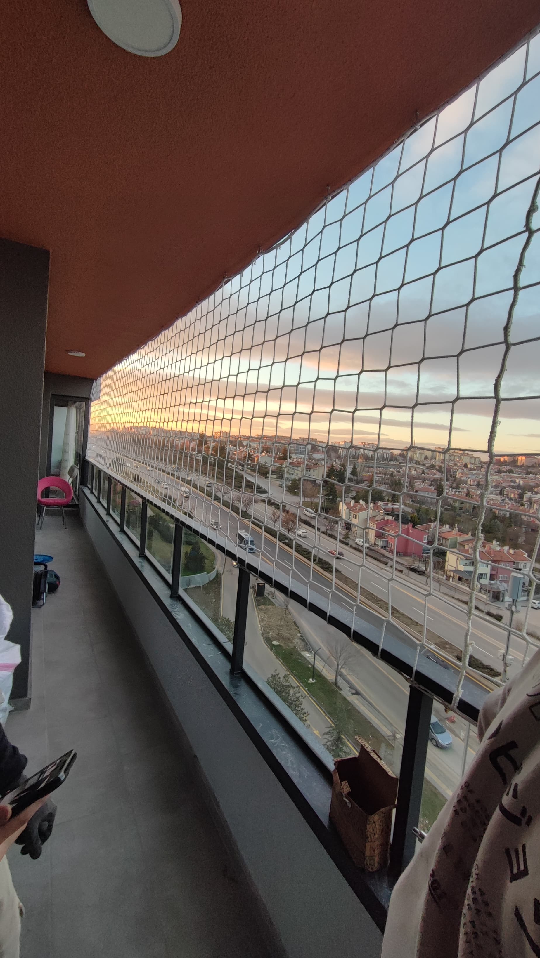 Ankara balkon güvenlik filesi uygulaması – 1