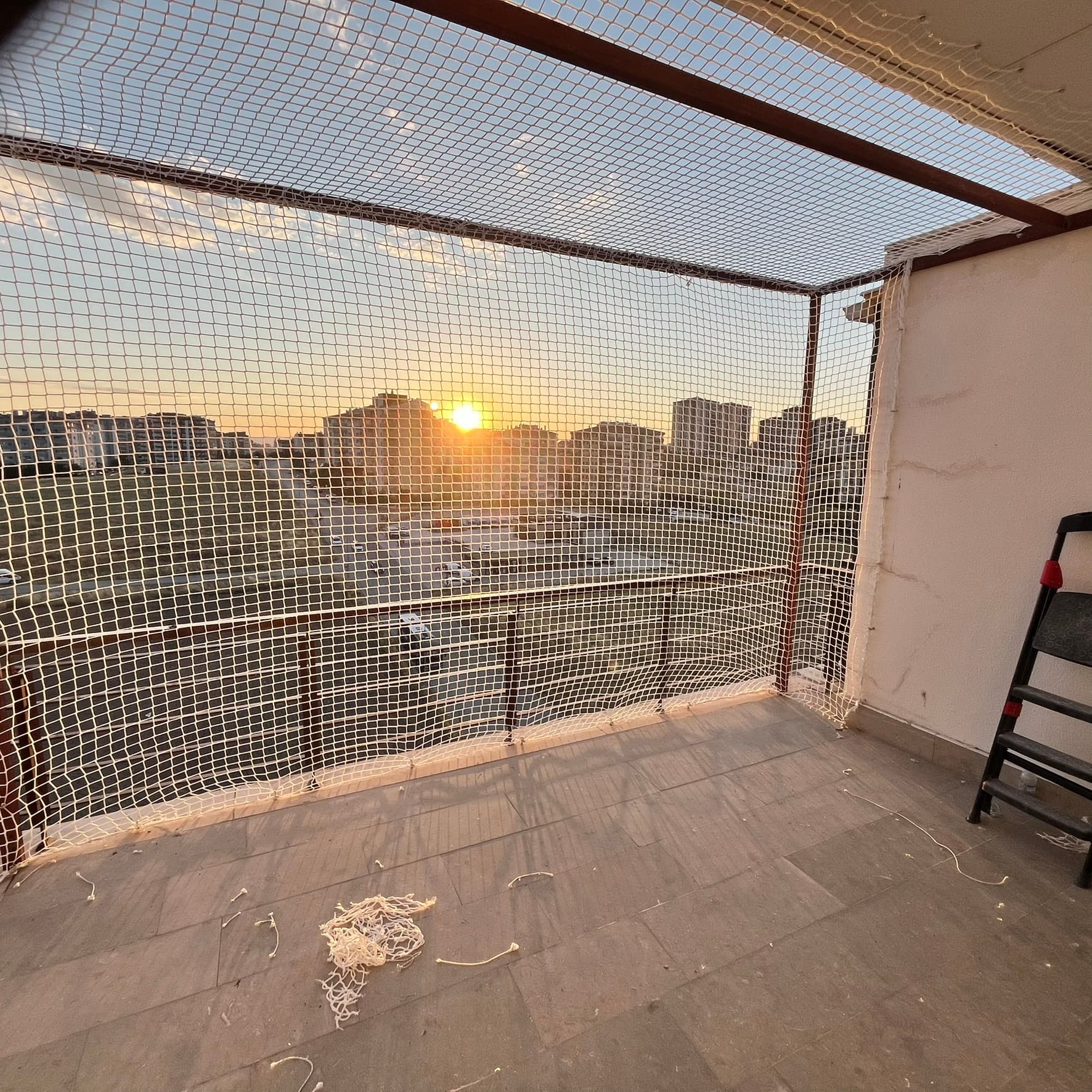 Ankara balkon güvenlik filesi uygulaması – 5