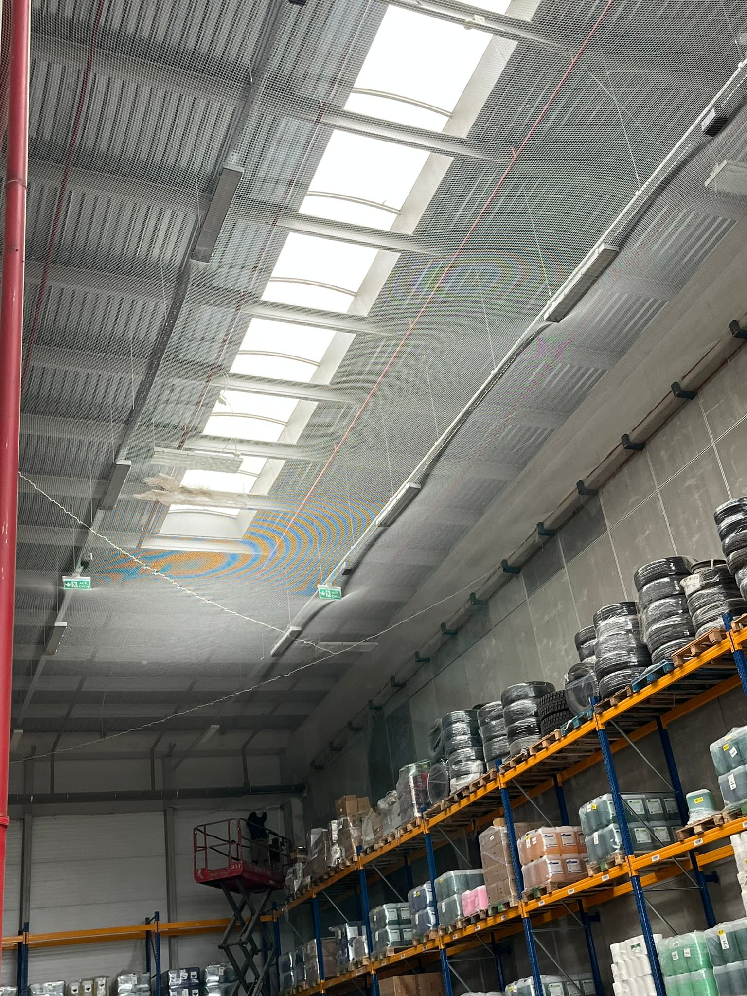 Metra Ağ fabrika kuş filesi uygulaması